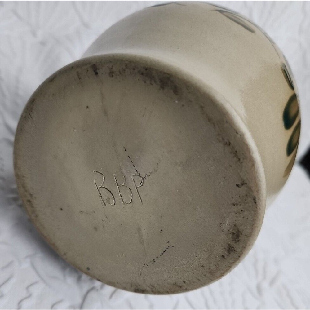 BBP Beaumont Brothers‎ Pottery Pitcher Salt Glaze Stoneware Rustic Primitive - Picture 8 of 11